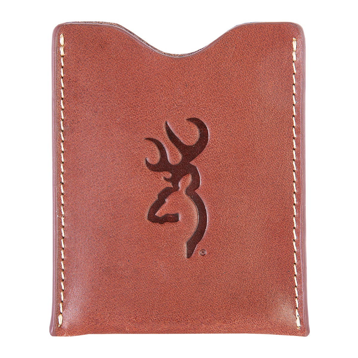 BROWNING BANDERA CARD CLIP COGNAC OS