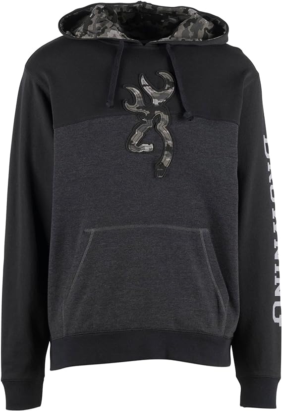 PEAK SWEATSHIRT, BLACK/CAMO,S