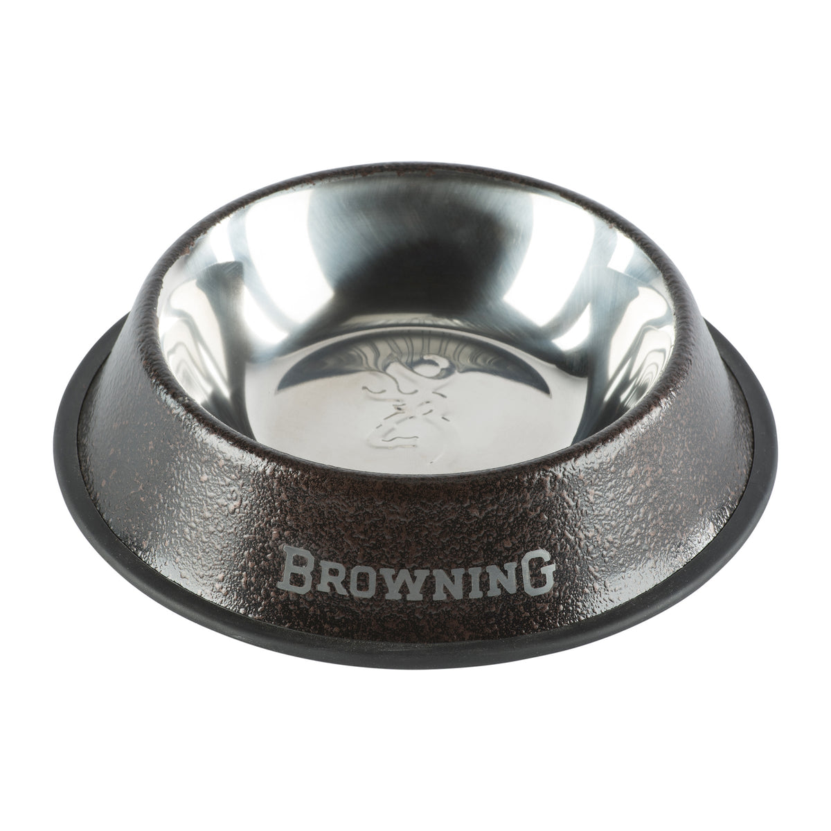 Pet Dish Stainless, XL, 11in , Bronze / Stainless