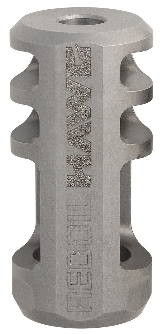 RECOIL HAWG MUZZLE BRAKE, STAINLESS STEEL
