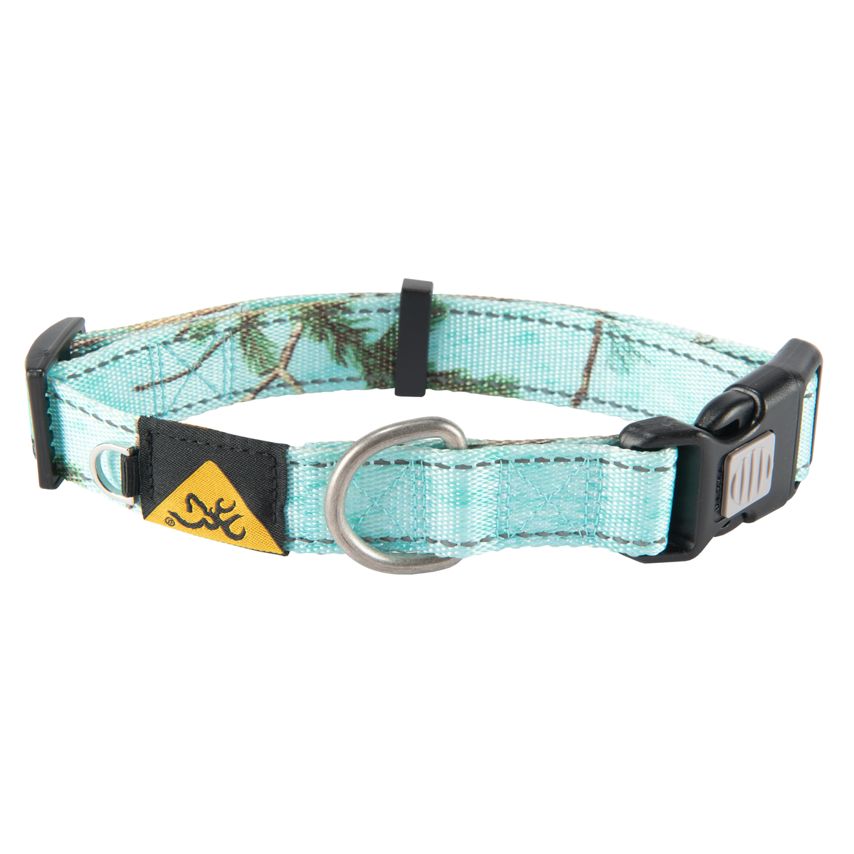 CLASSIC WEBBING CAMO COLLAR. LARGE, REALTREE EXTRA/BLUE 1 X 18-28 IN